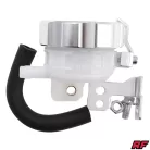 Fékfolyadék tartály, V2, ezüst, RACING FORCE