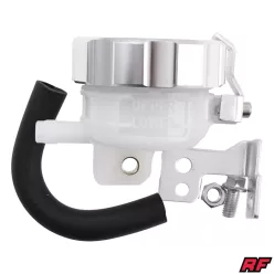 Fékfolyadék tartály, V2, ezüst, RACING FORCE