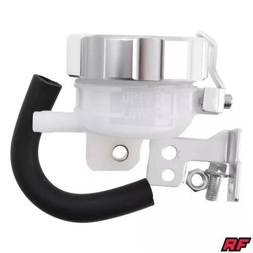 Fékfolyadék tartály, V2, ezüst, RACING FORCE