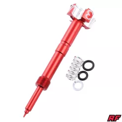   Karburátor keverékállító csavar, KEIHIN FCR, ALU CNC, piros, RACING FORCE