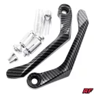 Kézburkolat, univerzális, RACING FORCE, karbon, ezüst