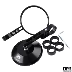   Tükör, alsó, kerek, fekete, EVO CNC V2, univerzális, készlet, DPR PERFORMANCE