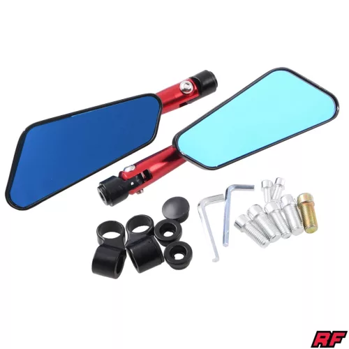 Tükör, piros, RACING FORCE EVO V1 készlet