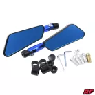 Tükör, kék, RACING FORCE EVO V1 készlet