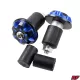 Kormányvég súly, kék, RACING FORCE, V4 ALU CNC készlet