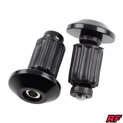 Kormányvég súly, fekete, RACING FORCE, V5 ALU CNC készlet
