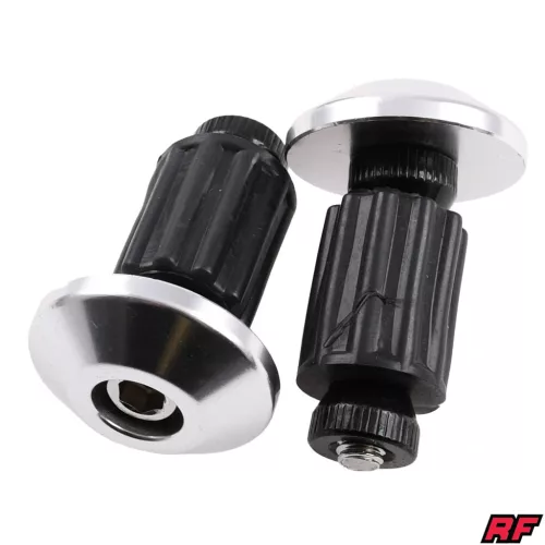 Kormányvég súly, ezüst, RACING FORCE, V5 ALU CNC készlet