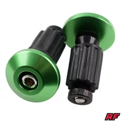 Kormányvég súly, zöld, RACING FORCE, V5 ALU CNC készlet