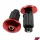 Kormányvég súly, piros, RACING FORCE, V5 ALU CNC készlet