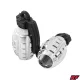 Szelepfedél anya, RACING FORCE, GRENADE V2, ezüst, 2db