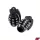 Szelepfedél anya, RACING FORCE, GRENADE V2, fekete, 2db