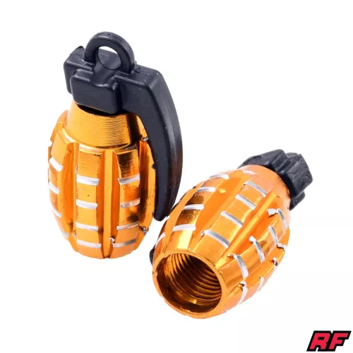 Szelepfedél anya, RACING FORCE, GRENADE V2, arany, 2db