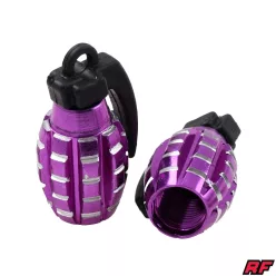 Szelepfedél anya, RACING FORCE, GRENADE V2, lila, 2db