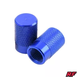 Szelepfedél anya, RACING FORCE, ROLLER, kék, 2db