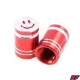 Szelepfedél anya, RACING FORCE SMILE, piros, 2db