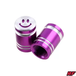 Szelepfedél anya, RACING FORCE SMILE, lila, 2db