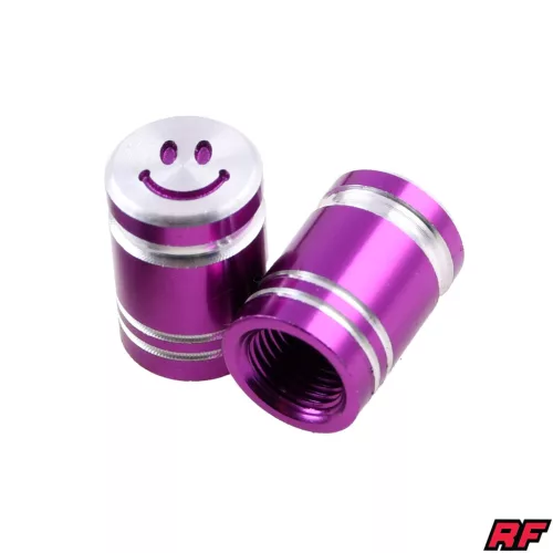 Szelepfedél anya, RACING FORCE SMILE, lila, 2db