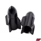 Szelepfedél anya, RACING FORCE, ROCKET, fekete, 2db