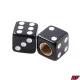 Szelepfedél, fekete, 2db, DICE, RACING FORCE