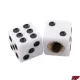 Szelepfedél, fehér, 2db, DICE, RACING FORCE