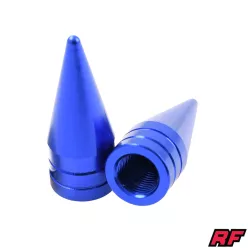 Szelepfedél, kék, 2db, kúp, RACING FORCE