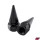 Szelepfedél anya, RACING FORCE, POINTED, fekete, 2db