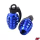 Szelepfedél anya, RACING FORCE, GRENADE V1, kék, 2db