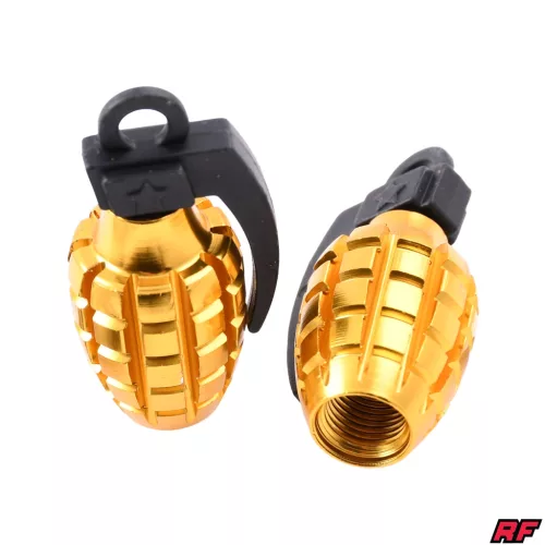 Szelepfedél anya, RACING FORCE, GRENADE V1, arany, 2db