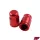 Szelepfedél anya, RACING FORCE ROLLER V3, piros, 2db