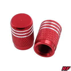 Szelepfedél anya, RACING FORCE ROLLER V2, piros, 2db