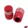 Szelepfedél anya, RACING FORCE ROLLER V2, piros, 2db