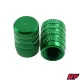 Szelepfedél anya, RACING FORCE ROLLER V4, zöld, 2db