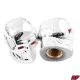 Szelepfedél anya, RACING FORCE SKULL V2, ezüst, 2db