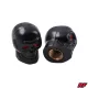 Szelepfedél anya, RACING FORCE SKULL V2, fekete, 2db