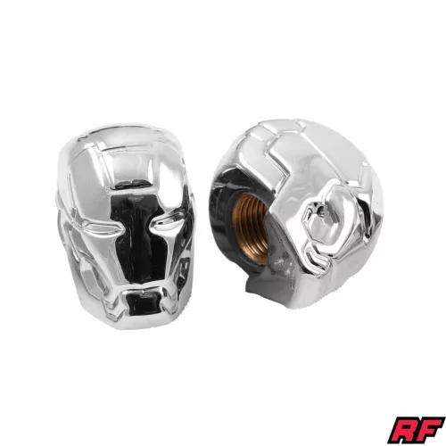 Szelepfedél anya, RACING FORCE, MASK, ezüst, 2db