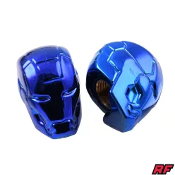 Szelepfedél anya, RACING FORCE, MASK, kék, 2db
