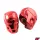 Szelepfedél anya, RACING FORCE, MASK, piros, 2db