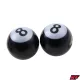 Szelepfedél anya, RACING FORCE, POOL BALL, fekete, 2db