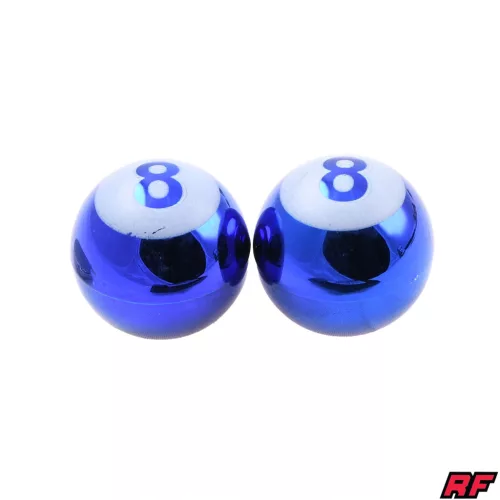 Szelepfedél anya, RACING FORCE, POOL BALL, kék, 2db