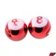Szelepfedél anya, RACING FORCE, POOL BALL, piros, 2db