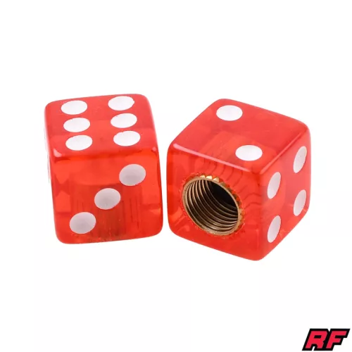 Szelepfedél, piros, 2db, DICE V3, RACING FORCE