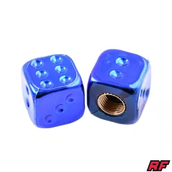 Szelepfedél, kék, 2db, DICE V2, RACING FORCE