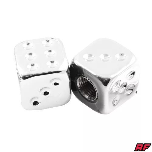Szelepfedél, ezüst, 2db, DICE V2, RACING FORCE