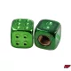 Szelepfedél, zöld, 2db, DICE V2, RACING FORCE