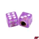 Szelepfedél, lila, 2db, DICE V3, RACING FORCE