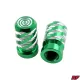 Szelepfedél anya, RACING FORCE SPIRAL, zöld, 2db
