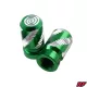 Szelepfedél anya, RACING FORCE ZIGZAG, zöld, 2db
