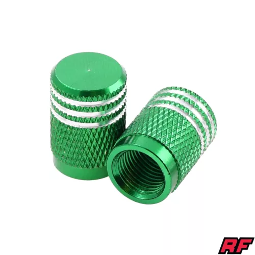 Szelepfedél anya, RACING FORCE, ROLLER V2, zöld, 2db