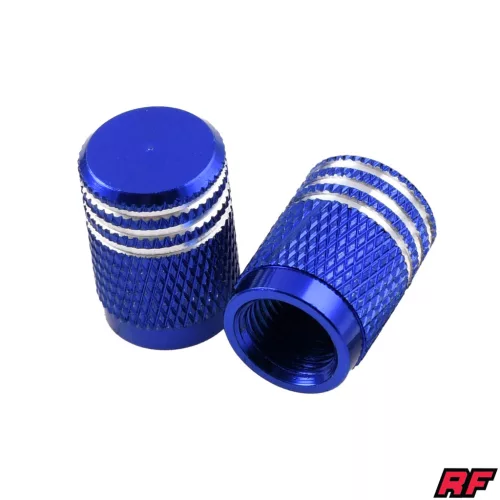 Szelepfedél anya, RACING FORCE, ROLLER V2, kék, 2db