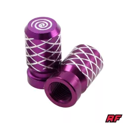 Szelepfedél anya, RACING FORCE, GRID, lila, 2db